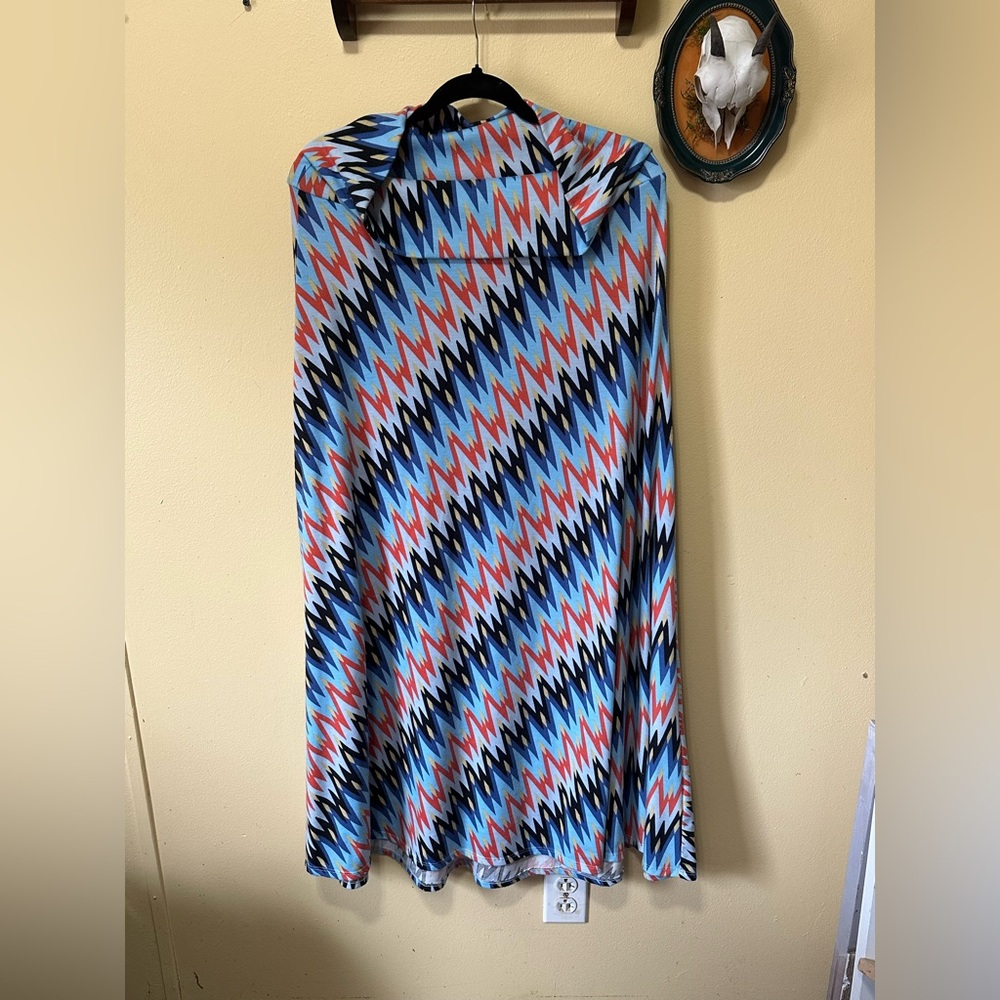 Stylish Zigzag Patterned Skirt